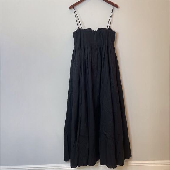 J.Crew Collection Strapless Notched Maxi Dress LBD Party Wedding CI878 Black 12 - Picture 8 of 16